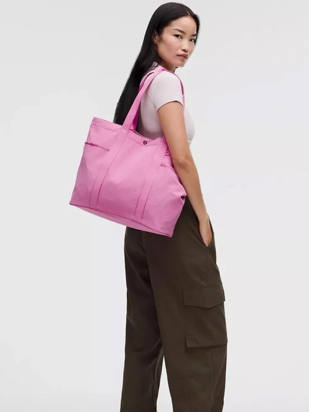 Lululemon Daily Multi-Pocket Tote Bag 20L- Sweet Sorbet - Picture 9 of 11
